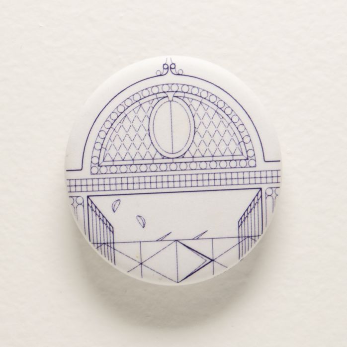 Badge magnétique Cité du design par Yoann Keignart 