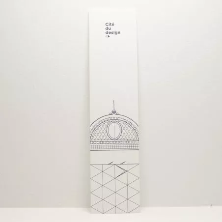 Marque page Cité du design par Yoann Keignart