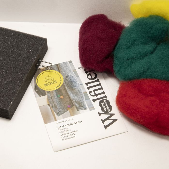 Kit de rapiéçage DIY Woolfiller