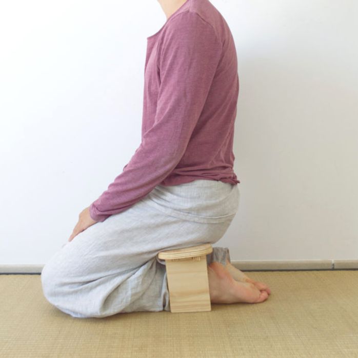 Tabouret Méditation Zen Power - Banc Yoga Bois Rembourré