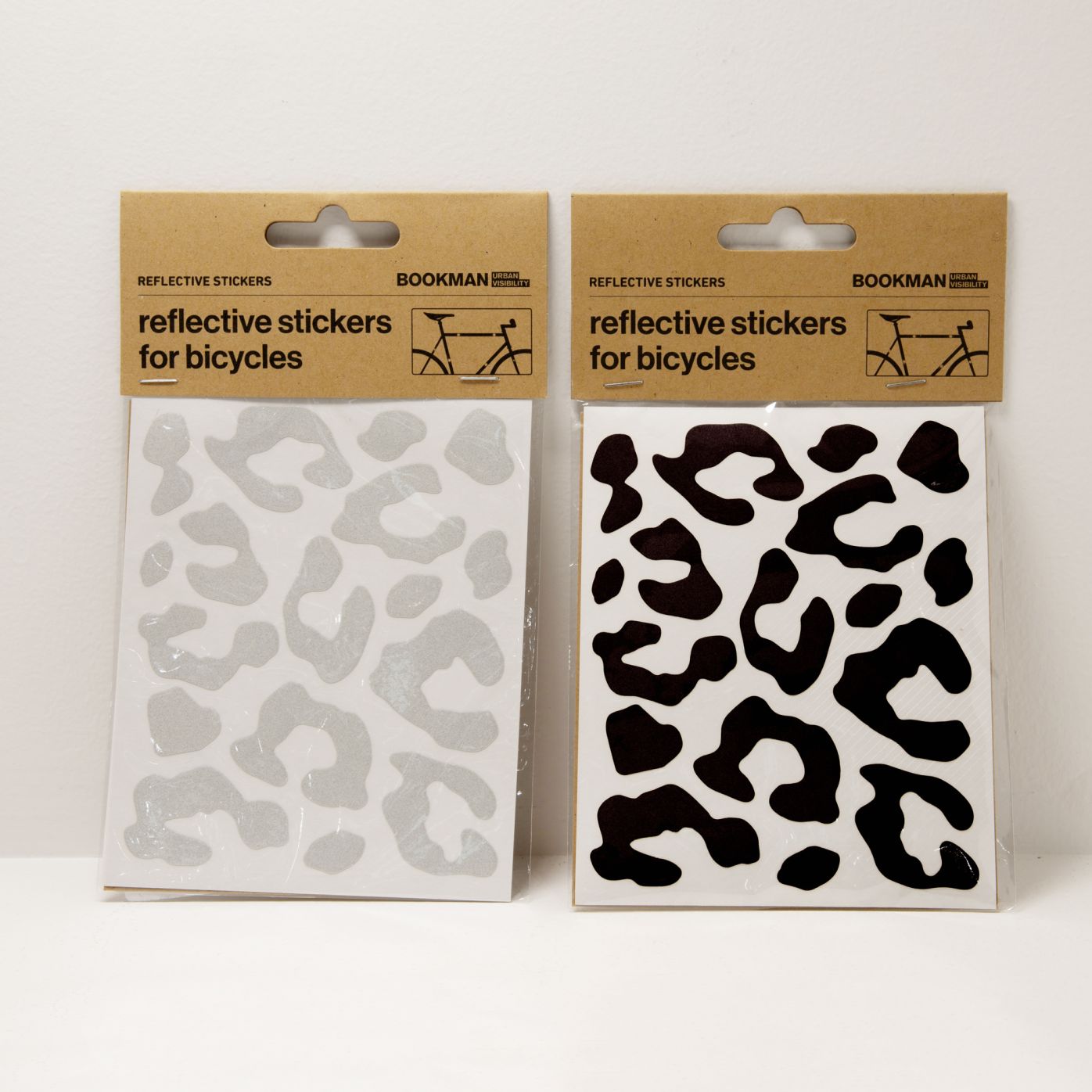 Bookman Reflective Leopard Print Stickers