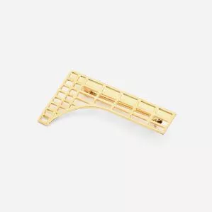 Tuileries broche en laiton plaqué or Modèle Demi arche