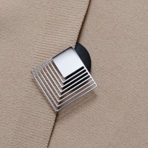 Broche magnétique graphiques - Losange