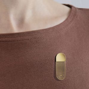 Broches graphiques - Oblongue
