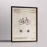 Affiche d'un brevet d'un vélo "BICYCLE"