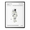 Affiche d'un brevet d'une combinaison d'astronaute de la NASA "SPACE SUIT"