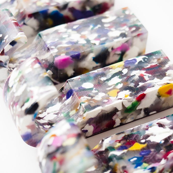 Lot de 2 patères en matérieux recyclés