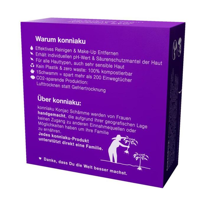 Éponge de Konjac pour soin de la peau