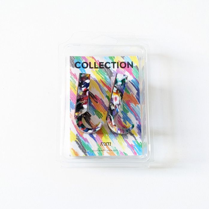 Lot de 2 patères en matérieux recyclés