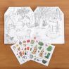 Cahier stickers Le jardinier Le Jardin du Moulin - 20 pages