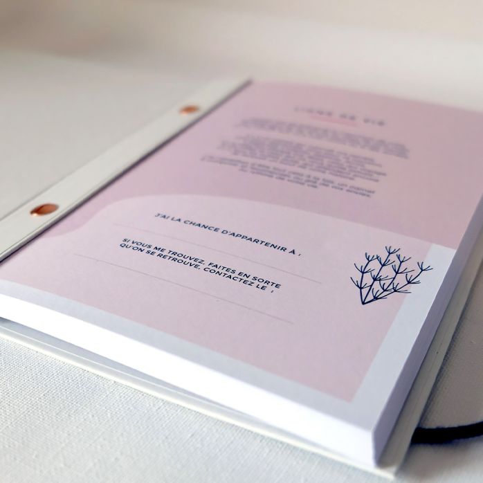 Ligne de vie - Carnet A5 "Le reporter" 2 X 60 pages