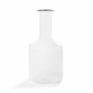RIM Carafe incolore à bord noir