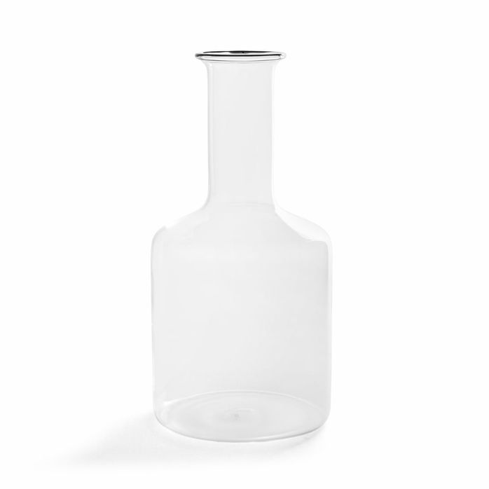 RIM Carafe incolore à bord noir