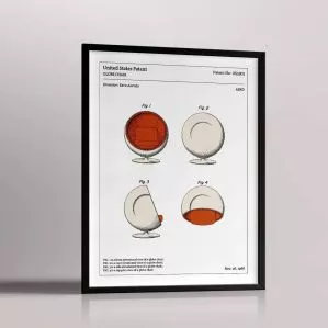 L'affiche technique "Globe Chair"