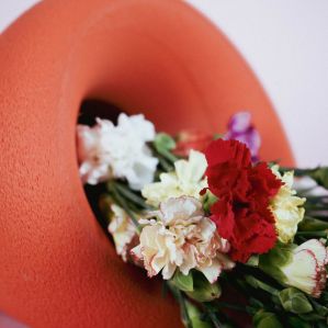 Vase Hug rouge