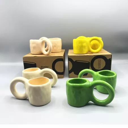 Lot de 2 Tasses à café Donut