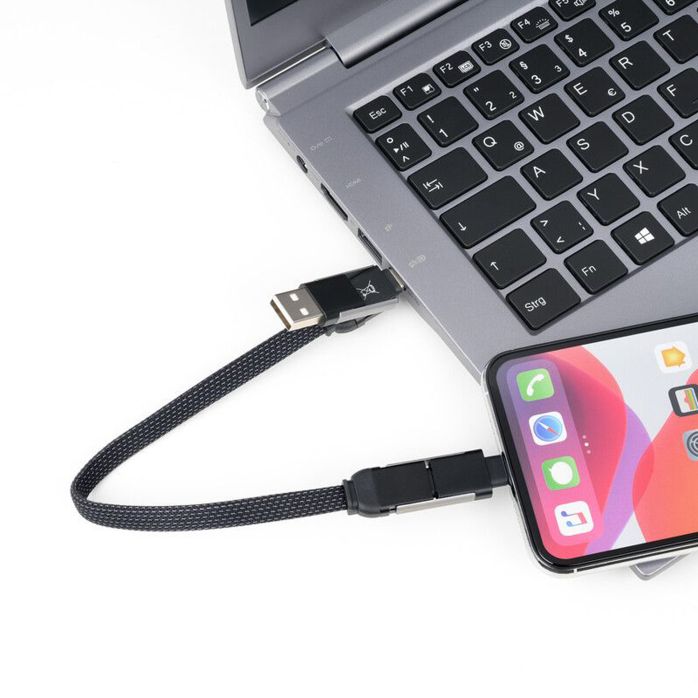 PRACTICABLE Câble de recharge rapide avec décapsuleur