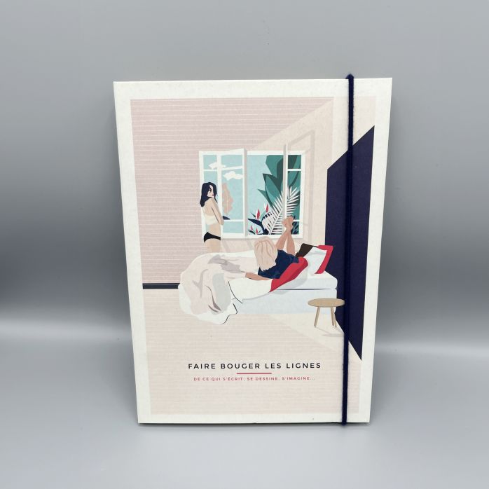 Ligne de vie - Carnet A5 "L'illustrateur" le cahier à dessin 120 pages