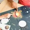 Poster pédagogique + 49 stickers - astronomie