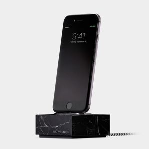 Station de chargement pour Iphone en marbre 