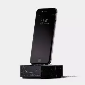 Station de chargement pour Iphone en marbre 