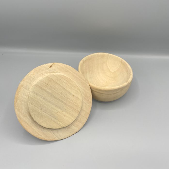 Bol+couvercle pik en bois