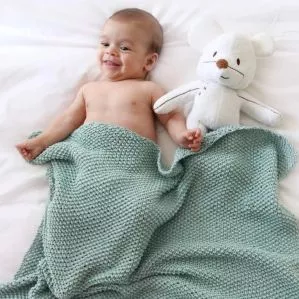 Kit de tricot couverture bébé