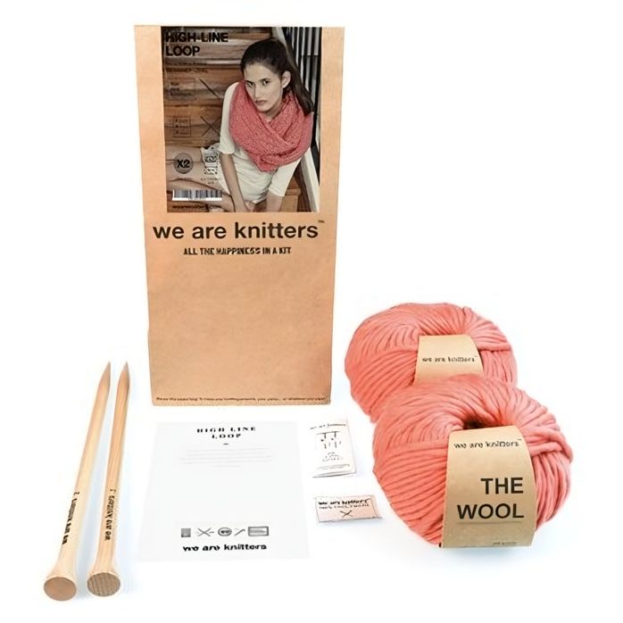 Kit de tricot écharpe infinie