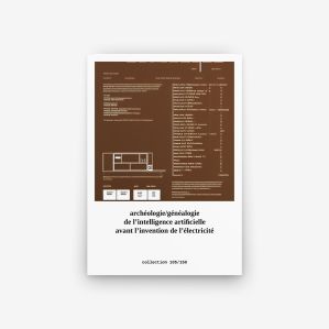 Archéologie/généalogie de l’intelligence artificielle avant l’invention de l’électricité