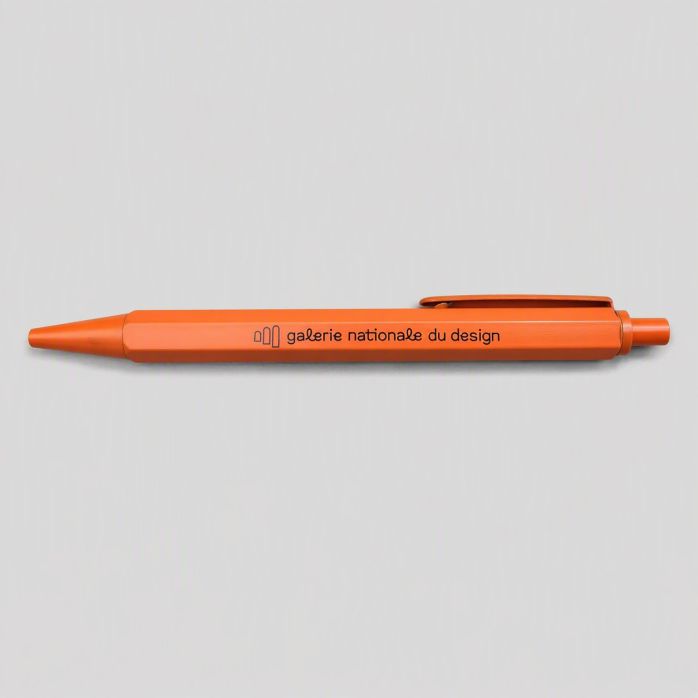 Stylo Métal orange - Galerie nationale du design