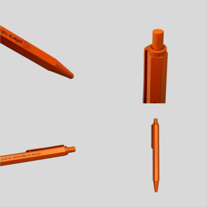 Stylo Métal orange - Galerie nationale du design