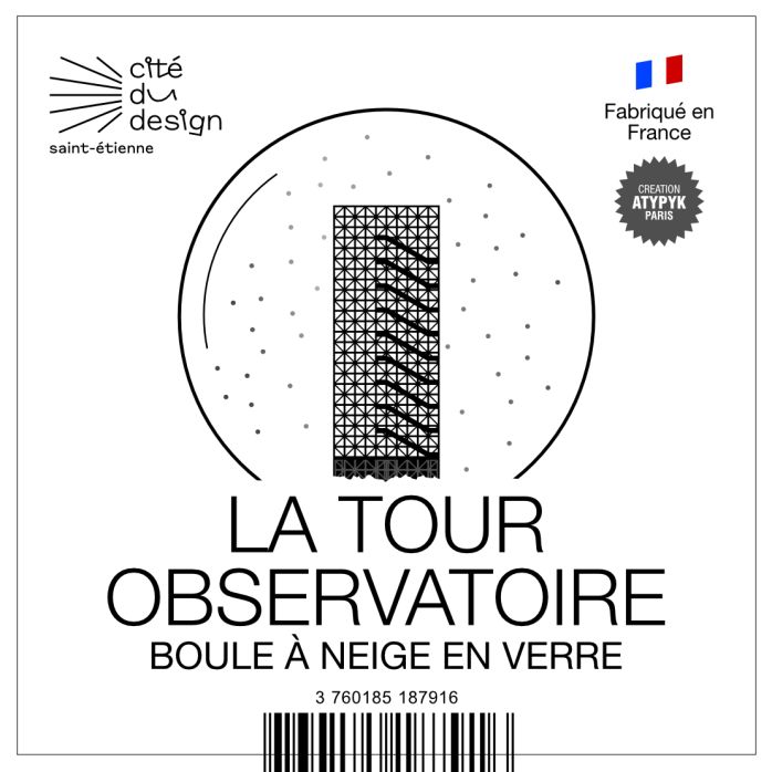 Boule à neige Tour Observatoire — Collection Quartier Créatif