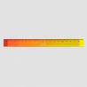 Reglet Metacrylate (gradient jaune à orange) Quartier créatif et Galerie nationale du design