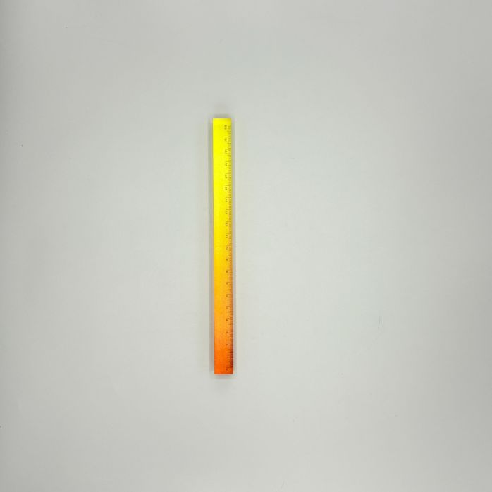 Reglet Metacrylate (gradient jaune à orange) Quartier créatif et Galerie nationale du design