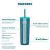 LifeStraw Go Series Tumbler 18oz Stainless Steel Aegean Sea