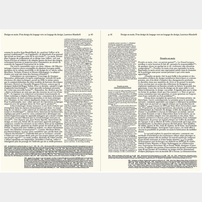 Du langage à l'objet - Catalogue d'exposition par Laurence Mauderlli