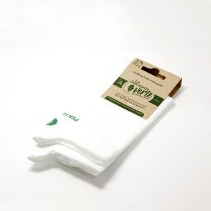 La blanche recyclée | Chaussettes de cyclisme recyclées